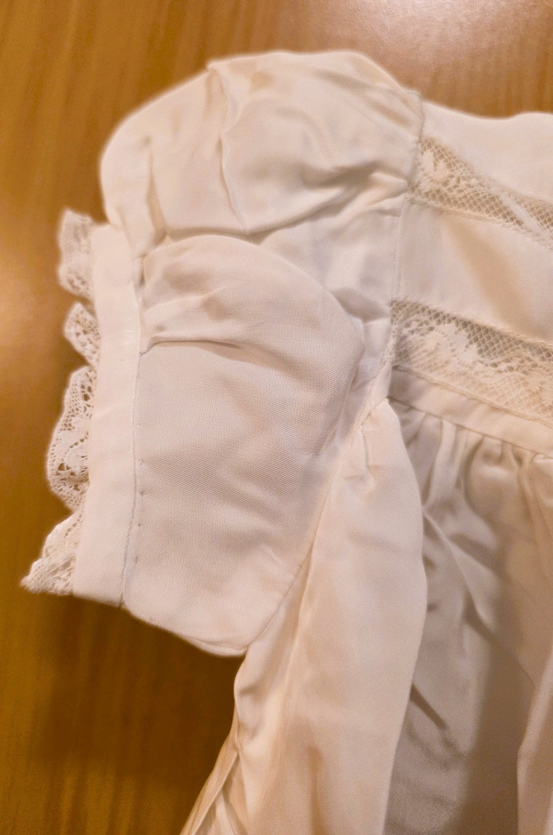 Antique Christening gown and slip, 1951, in perfect shape