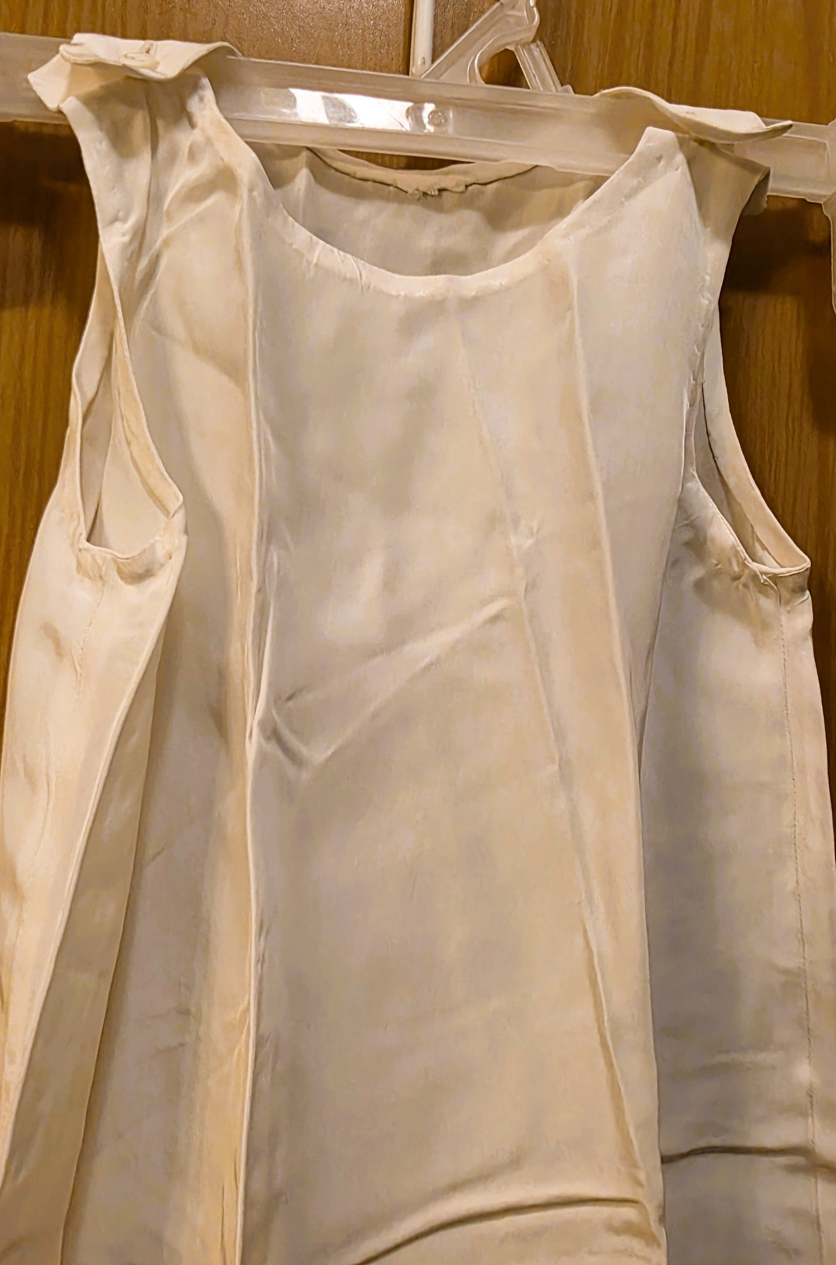 Antique Christening gown and slip, 1951, in perfect shape