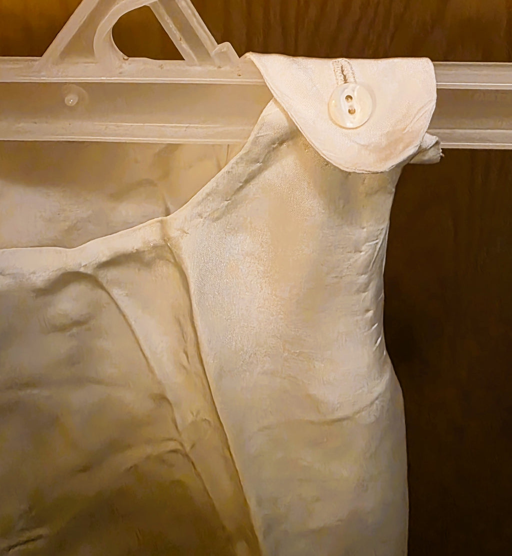Antique Christening gown and slip, 1951, in perfect shape