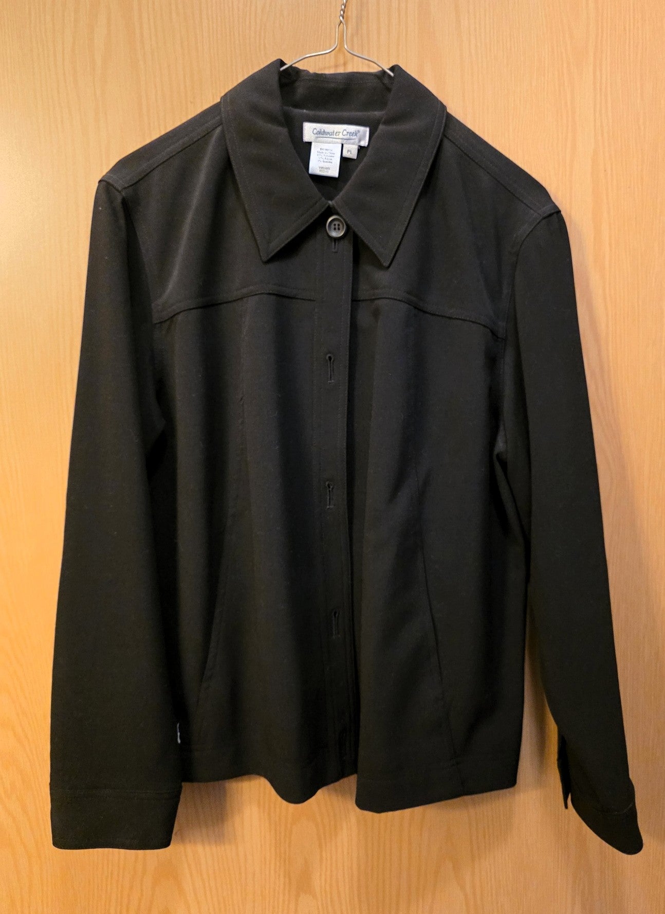 Vintage 2002 Coldwater Creek Black Tailored Jacket, Fully Lined