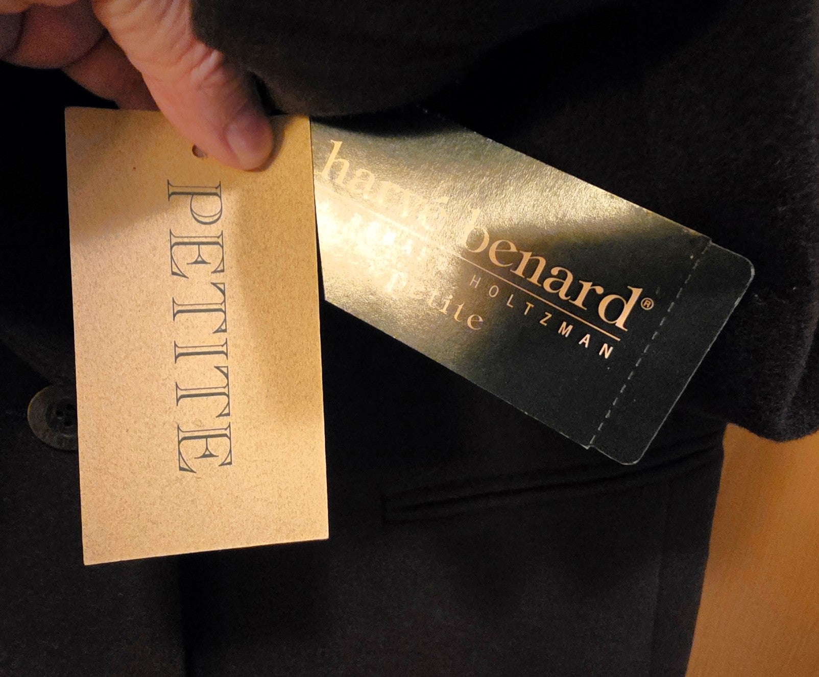 Vintage 2000 Harve Benard Wool & Cashmere Brown Blazer, Womens' 8 Petite