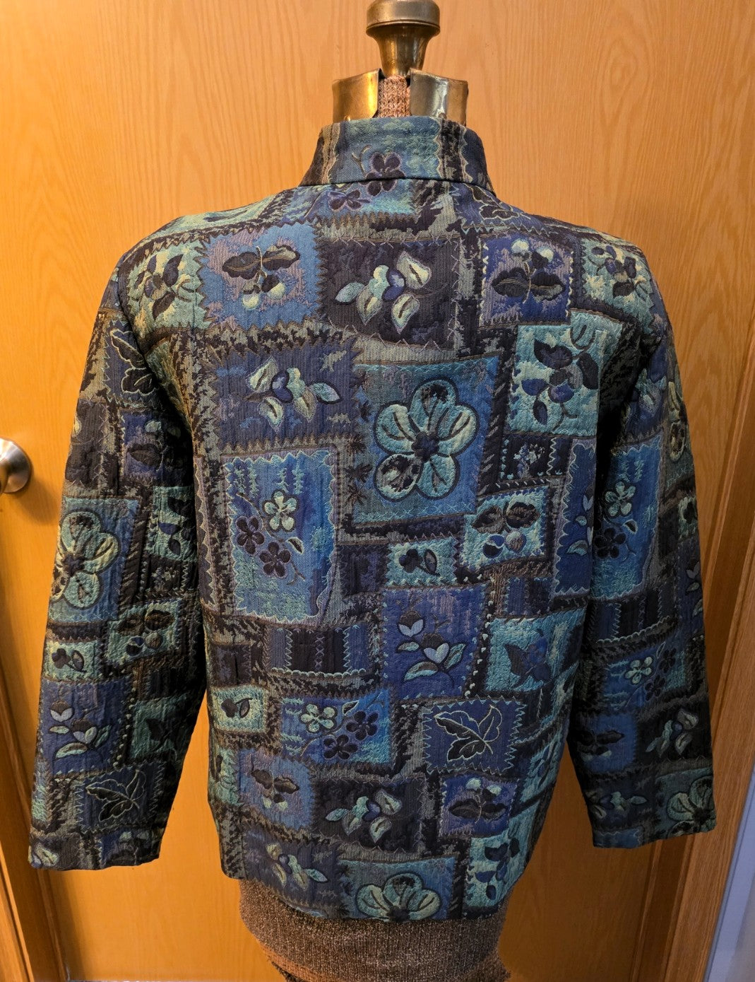 Vintage Coldwater Creek Blue/Multi Jacket, Large