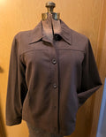 Vintage 1999 Coldwater Creek Brown Jacket, Petite Large, New with tags