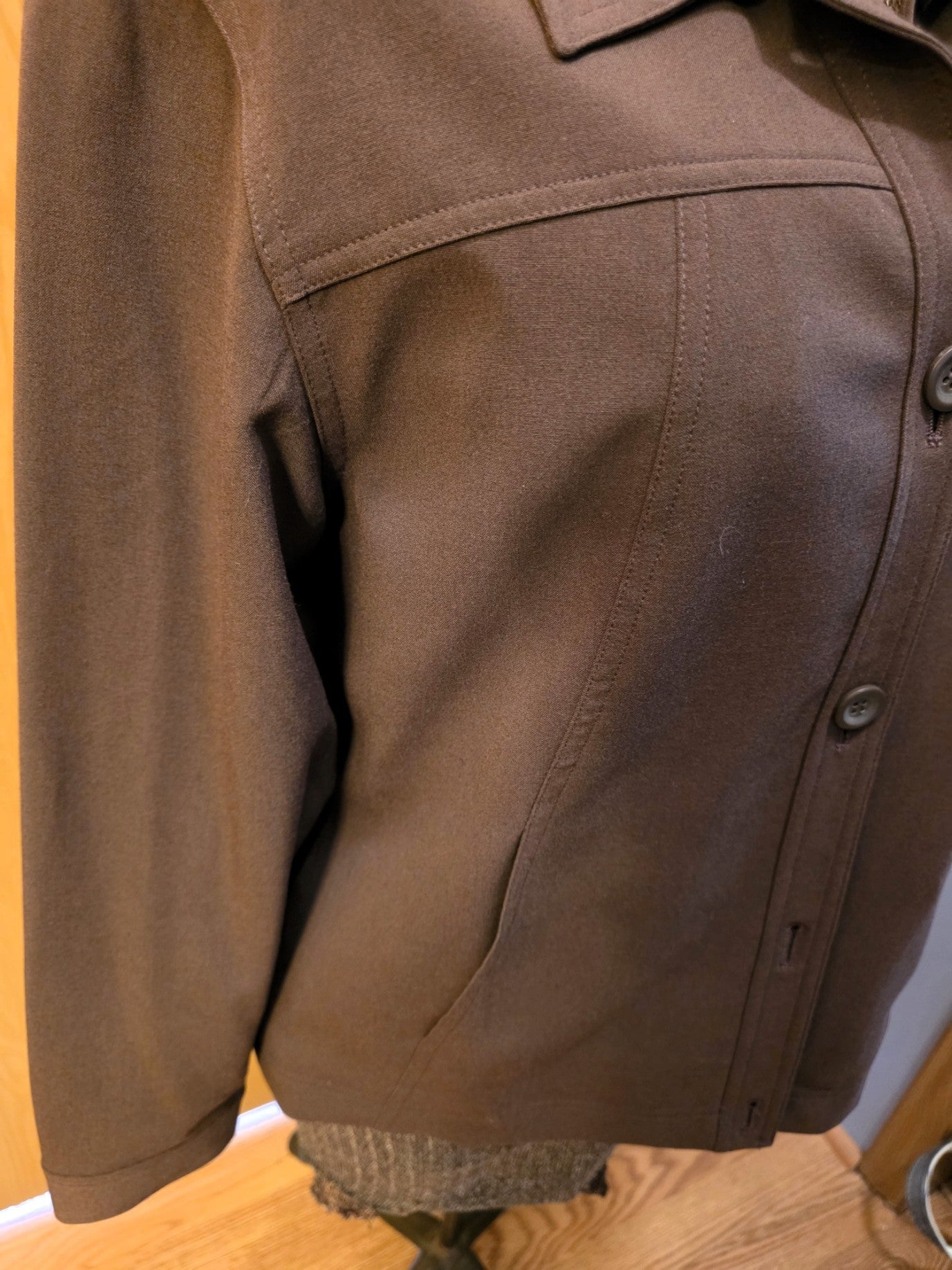 Vintage 1999 Coldwater Creek Brown Jacket, Petite Large, New with tags