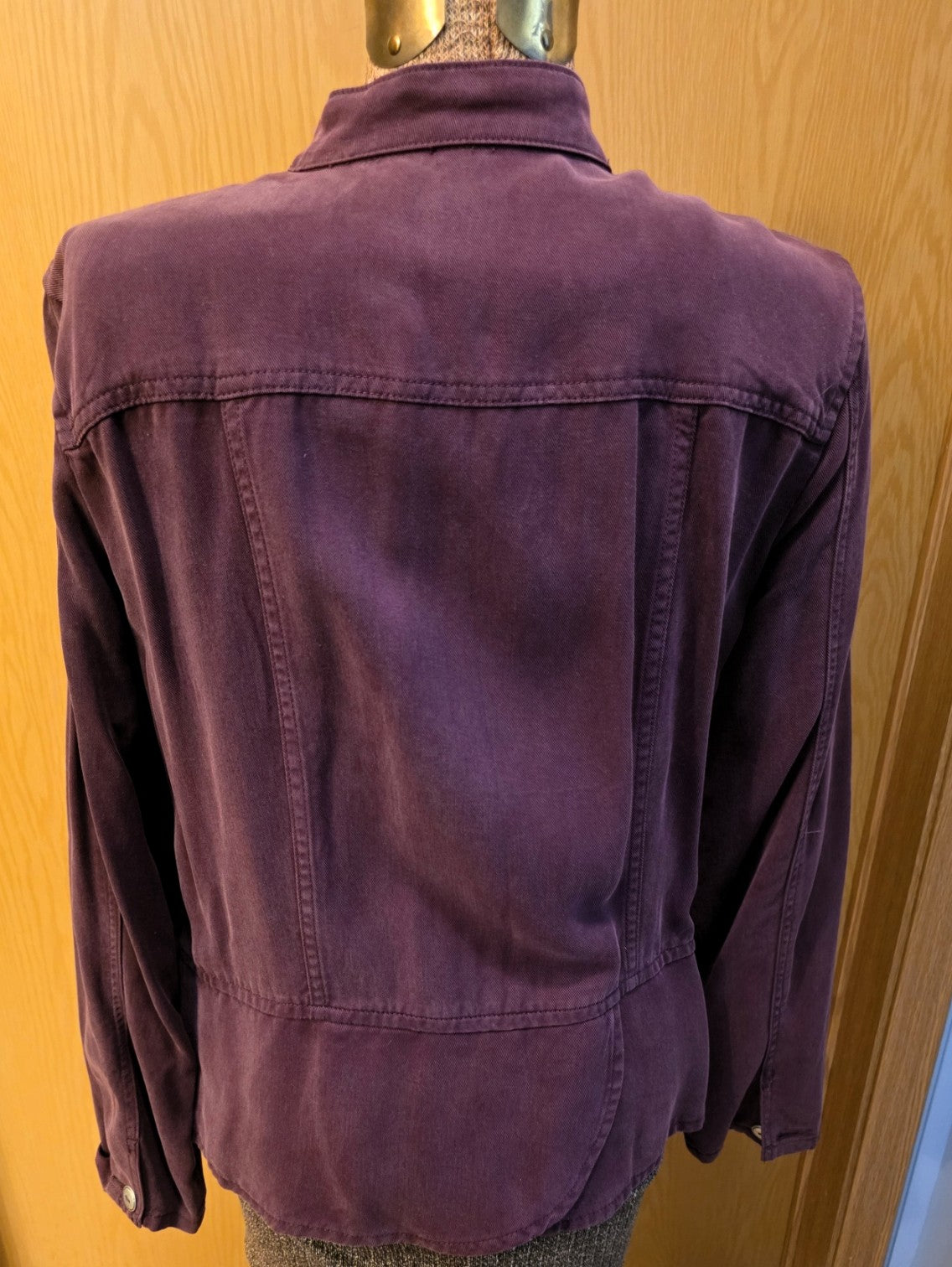 Vintage 2000 Coldwater Creek Burgundy/Purple Jacket, Petite Large