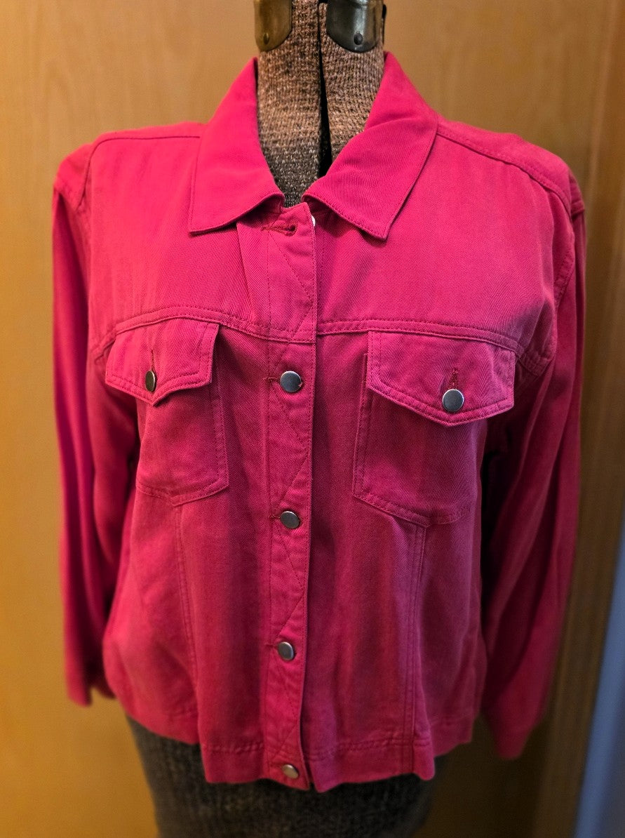 Vintage 2000 Coldwater Creek Red Jacket, Petite Large