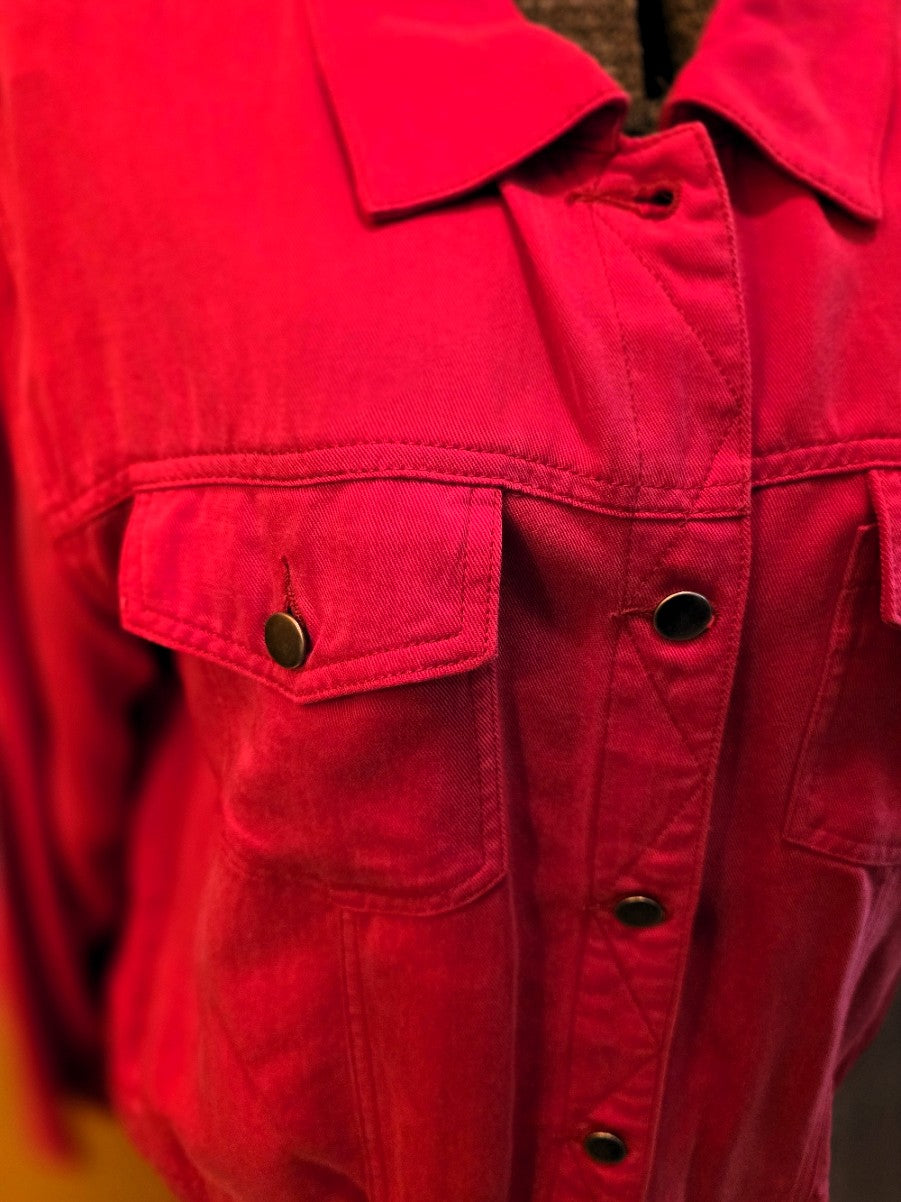 Vintage 2000 Coldwater Creek Red Jacket, Petite Large