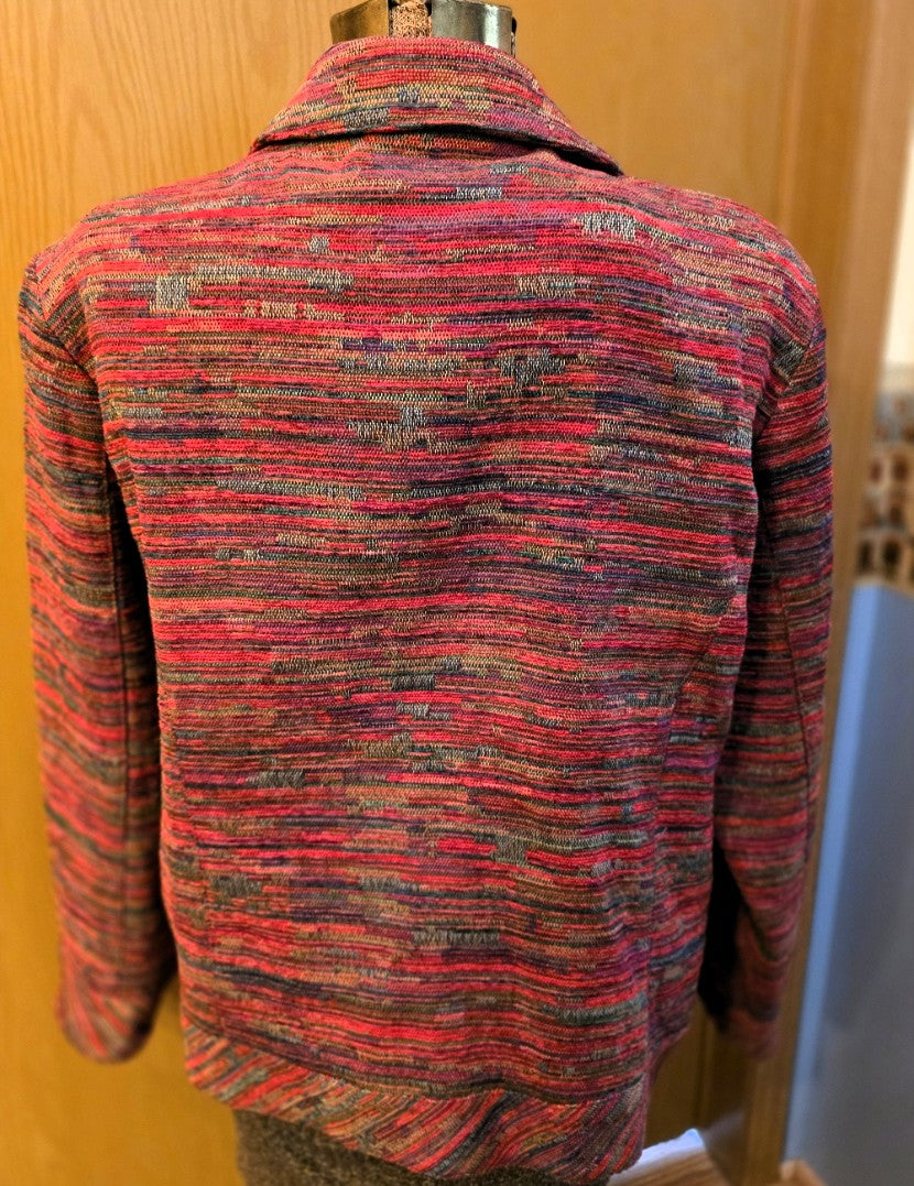 Vintage 1999 Red/Multi Coldwater Creek Jacket, Petite XL